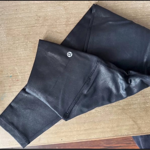 Lululemon Athletica Shimmering Charcoal Leggings - Picture 3 of 4